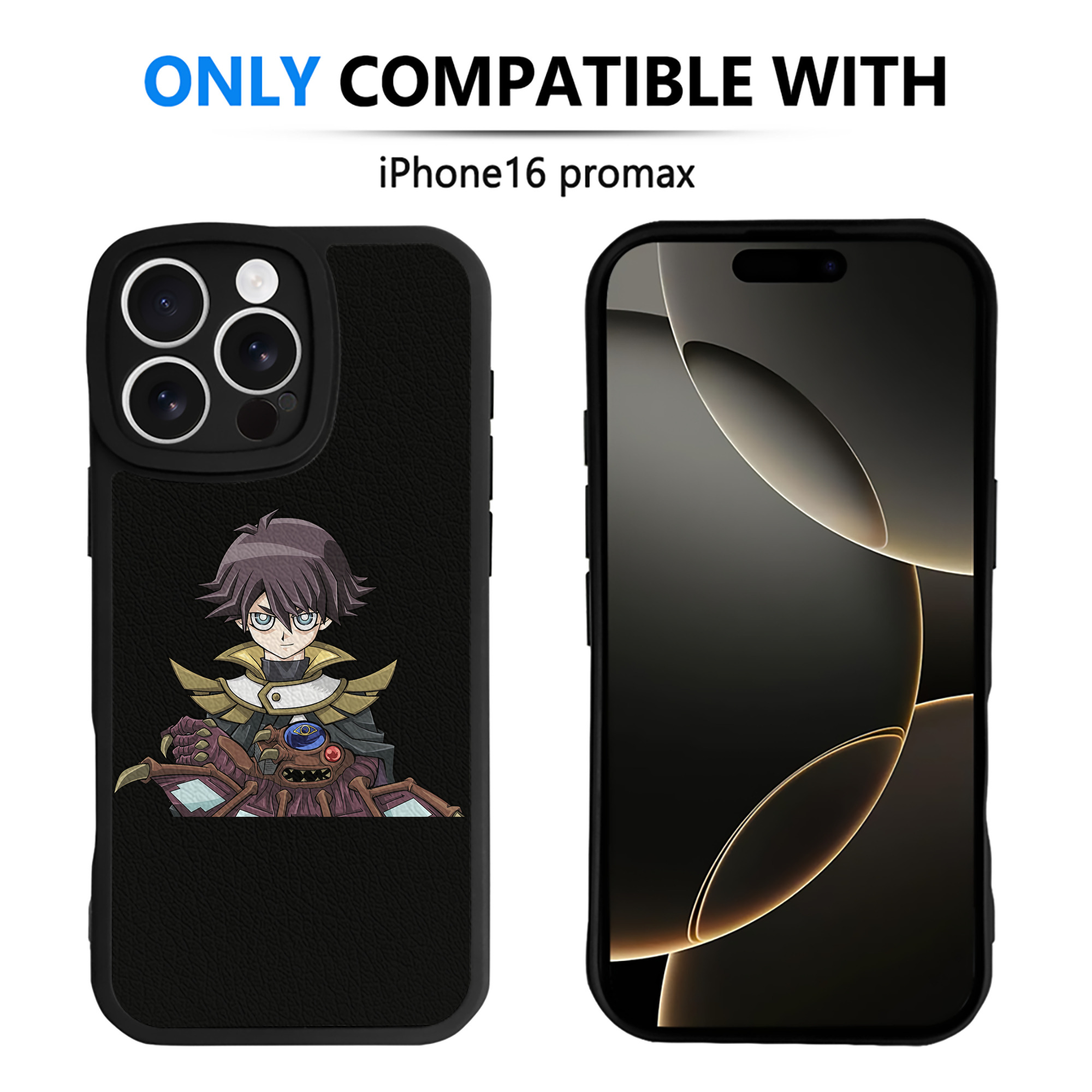遊☆戯☆王 Yu-Gi-Oh! 【iPhone 16シリーズ対応】シリコンスマホケース（レザー調） 材質：シリコン